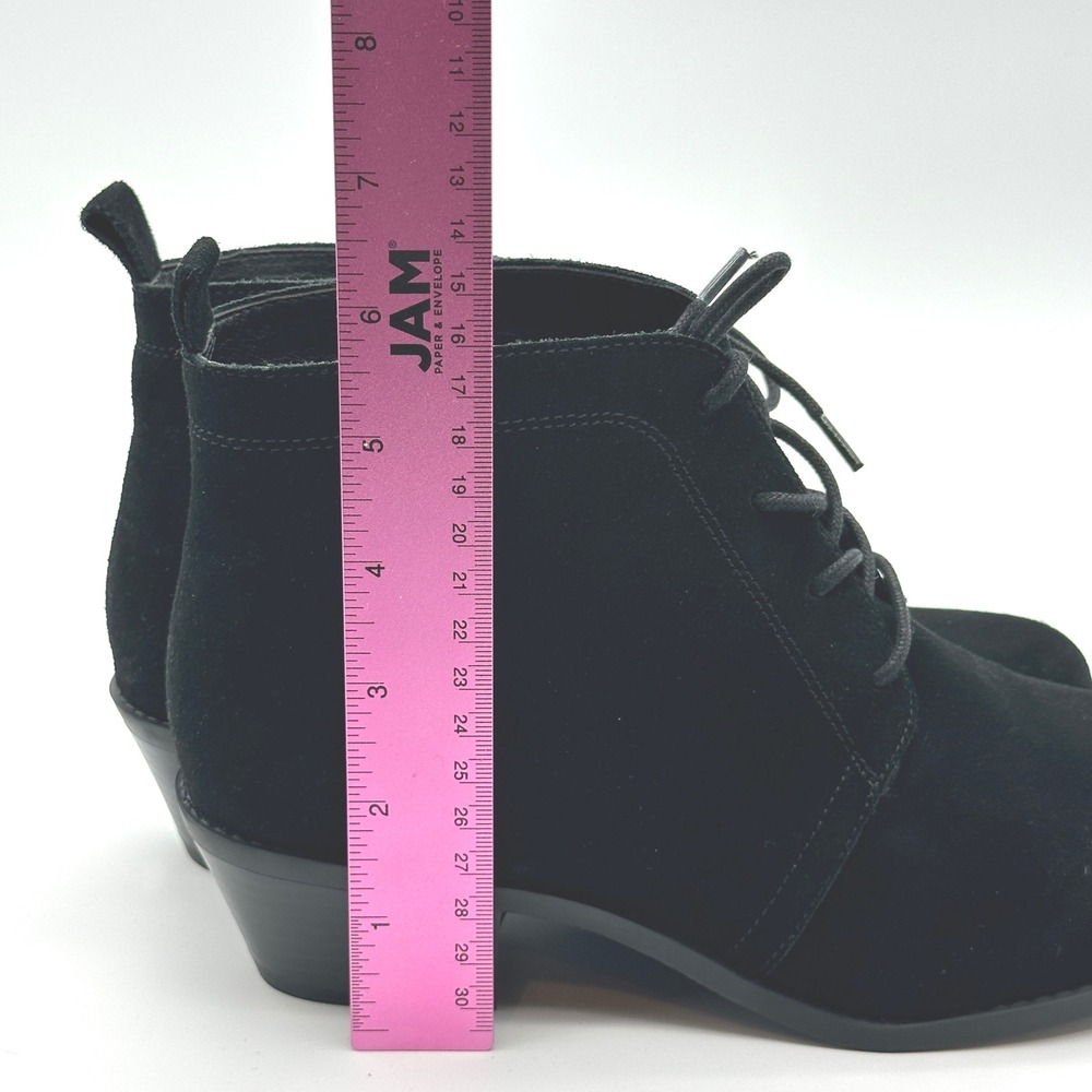 Vionic Andi Black Suede Lace Up Ankle Booties Women's Size 7.5 - Picture 12 of 12